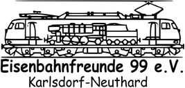 Logo des Vereins Eisenbahnfreunde 99 Karlsdorf-Neuthard